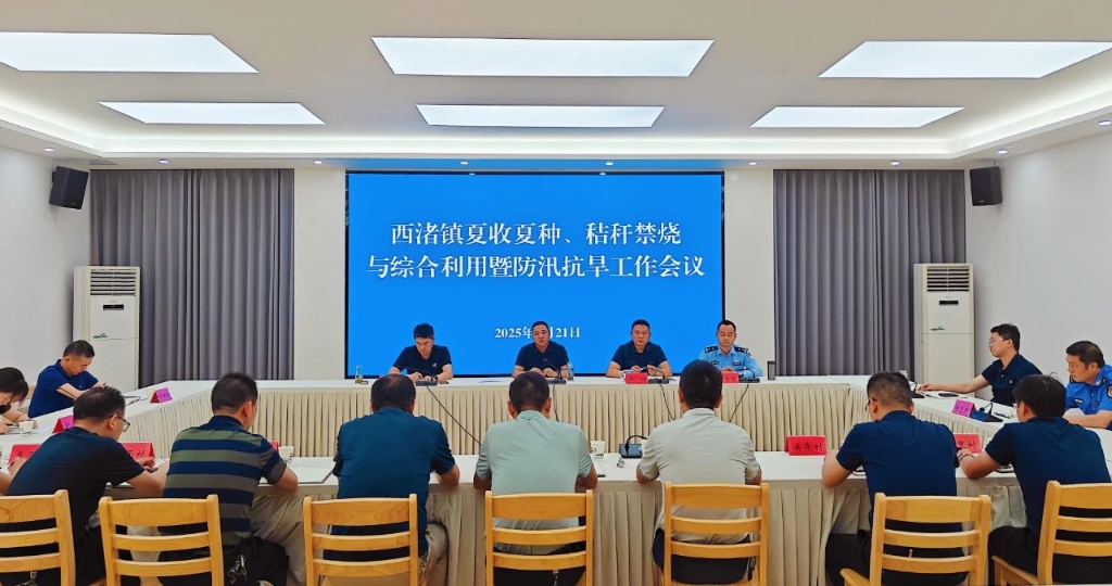 多措并舉 精準(zhǔn)施策 | 西渚鎮(zhèn)召開(kāi)2025年夏收夏種、秸稈禁燒與綜合利用暨防汛抗旱工作會(huì)議